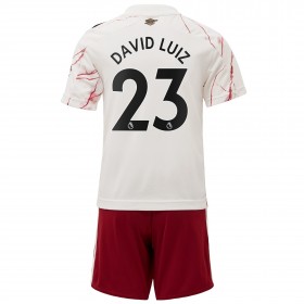 Jalkapallo Pelipaidat Arsenal David Luiz 23 Lasten Vieraspaita 2020-2021 Lyhythihainen